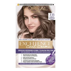 Best L'Oréal Paris Excellence Cool Creams Permanente Haarverf 7.11 Ultra Ash Blond 7.11 - Ultra Ash Blond