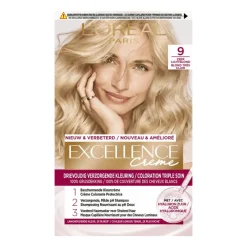 New L'Oréal Paris Excellence Crème Verzorgende Crèmekleuring 9 Zeer Licht Blond