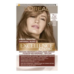 Outlet L'Oréal Paris Excellence Universal Nudes Permanente Haarverf 7U Middenblond 7U Universeel Middenblond
