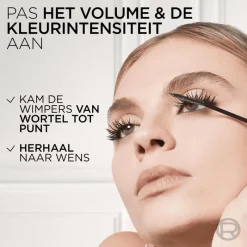 Clearance L'Oréal Paris False Lash Telescopic Lengte Mascara Zwart Black