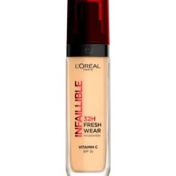 Sale L'Oréal Paris Infaillible 32HR Fresh Wear 120 Vanille Foundation SPF25 30 ML 120 Vanilla