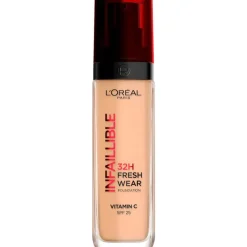 Sale L'Oréal Paris Infaillible 32HR Fresh Wear 220 Sand Foundation met SPF25 30 ML