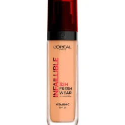 Sale L'Oréal Paris Infaillible 32HR Fresh Wear Foundation met SPF25 30 ML 260 Golden Sun