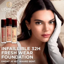 Clearance L'Oréal Paris Infaillible 32HR Fresh Wear Reno Foundation met SPF25 30ML 132