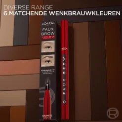 L'Oréal Paris Infallible Faux Brow Granite Wenkbrauwpotlood 394 GRANITE