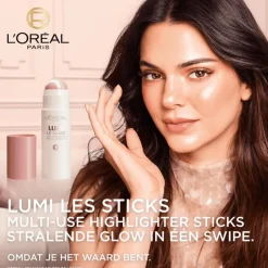 Outlet L'Oréal Paris L’Oréal Paris Lumi Le Glow 635 Highlighter Stick Golden Couture