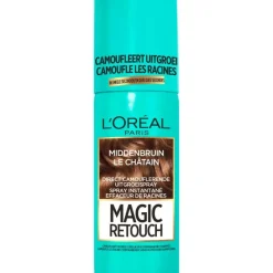 Best L'Oréal Paris Magic Retouch Camouflerende Uitgroeispray Middenbruin 75 ML 3 Middenbruin