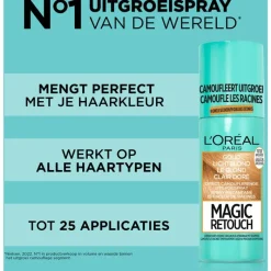 Clearance L'Oréal Paris Magic Retouch Camouflerende Uitgroeispray Goud Lichtblond 75 ML 9 Lichtblond