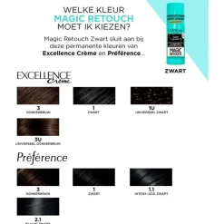 Best L'Oréal Paris Magic Retouch Camouflerende Uitgroeispray Zwart 75 ML 1 Zwart