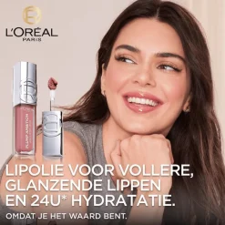 New L'Oréal Paris Plump Ambition Lipgloss 201 Milky Nu