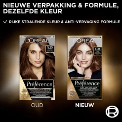Hot L'Oréal Paris Preference Permanente Haarverf 5.25 Antigua Ijzig IJzig Lichtbruin