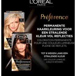 New L'Oréal Paris Préférence 6.21 Zurich Zeer Licht Koel Bruin Haarkleuring