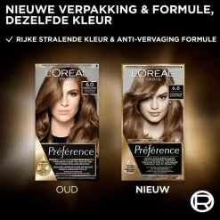 Hot L'Oréal Paris Préférence Permanente Haarverf 6.0 Buenos Aires Donkerblond 6 Ombrie
