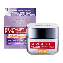 Discount L'Oréal Paris Revitalift Filler Anti-Aging Dagcrème SPF50 50 ML