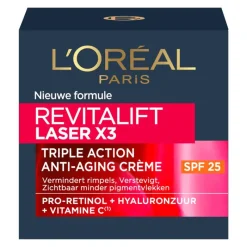 Outlet L'Oréal Paris Revitalift Laser X3 Anti-Rimpel Dagcrème SPF25 50 ML