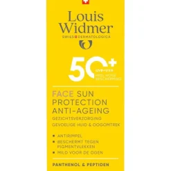 Sale Louis Widmer Face Sun Protection Anti-Ageing SPF50+ Licht Geparfumeerd 50 ML