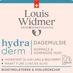 Best Louis Widmer Hydraderm Dagemulsie Zonder Parfum 50 ML