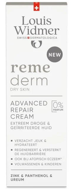 Best Louis Widmer Remederm Creme Dry Skin Fluide Zonder Parfum 75 ML