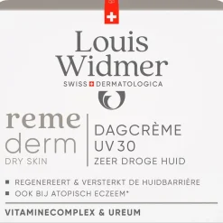 New Louis Widmer Remederm Dagcrème UV 30 Licht Geparfumeerd 50 ML