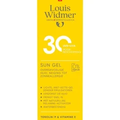 New Louis Widmer Suncare Sun Gel SPF30 Zonder Parfum 100 ML