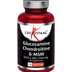 Hot Lucovitaal Glucosamine Chondroïtine MSM 1500/ 500 mg tabletten 100 stuks pot