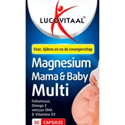 Clearance Lucovitaal Magnesium Mama & Baby Multi 30 capsules
