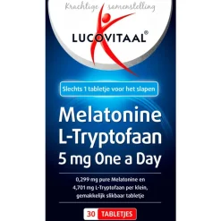 New Lucovitaal Melatonine L-Tryptofaan 5mg