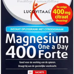 Best Lucovitaal One A Day Magnesium 400 Forte Oplosdrank Citroen