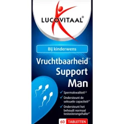 New Lucovitaal Vruchtbaarheid Support Man 60 tabletten