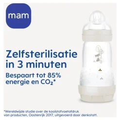 Hot MAM Easy Start Anti-Colic Babyfles 260 ML Lila