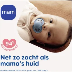 Outlet MAM Original Fopspenen Night 16+ maanden Uni 2 stuks