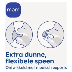 Sale MAM Supreme Fopspenen 6-16 maanden Blue 2 stuks