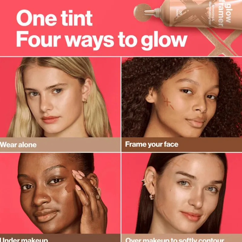 Hot Max Factor Glow Framer bronzer en highlighter - Beige - 10 Sand