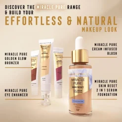 New Max Factor Miracle Pure Golden Glow Bronzer 15 ML 001 Light To Medium