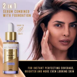 Sale Max Factor Miracle Pure Serum Foundation 30 ML 90-95 Deep