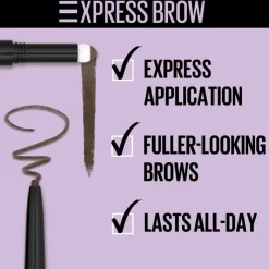 New Maybelline New York Express Brow Duo Bruin Wenkbrauwpotlood 02 Medium Brown 02 - Medium Brown