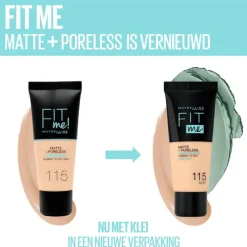 Best Maybelline New York Fit Me Matte + Poreless Foundation 30 ML 320 Natural Tan
