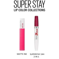 Clearance Maybelline New York Superstay Matte Ink Lippenstift 125 Inspirer