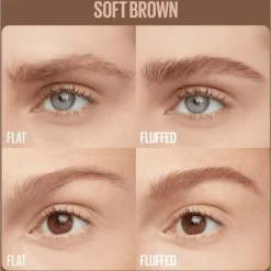 New Maybelline New York Superfluff Brow Mousse Wenkbrauwmascara 255 Soft Brown