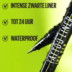 Best Maybelline New York Tattoo Eyeliner Ink Pen Zwart Black