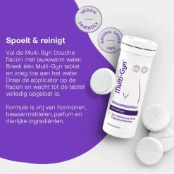 Outlet Multigyn Multi-gyn Bruistabletten Voor Vaginale Douchevloeistof