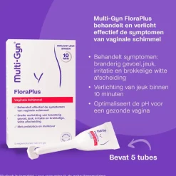 Online Multigyn Multi-Gyn FloraPlus Bij Vaginale Schimmel 5X5 ML