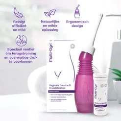 Hot Multigyn Multi-Gyn Vaginale Douche & 10 Bruistabletten