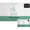Discount Naïf Plasticvrije Water Billendoekjes 8x54 stuks
