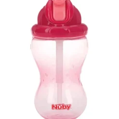 Outlet Nûby Flip-It Rietjesbeker Roze 12+ m 355 ML