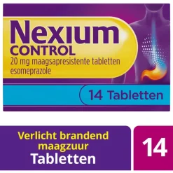 Best Nexium Control 14 Tabletten Voor brandend maagzuur