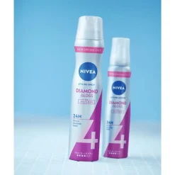Hot NIVEA Diamond Gloss Care Styling Mousse Extra Sterk 150 ML