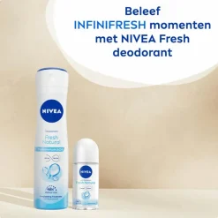 Hot NIVEA Fresh Natural Deodorant Roller 50 ML