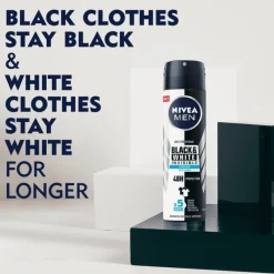 Clearance NIVEA MEN Black & White Invisible Fresh Deodorant Spray 150 ML