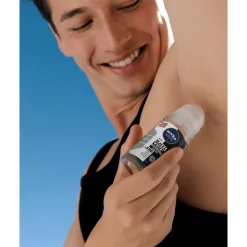 Clearance NIVEA MEN Black & White Ultimate Impact Deodorant Roller 50 ML